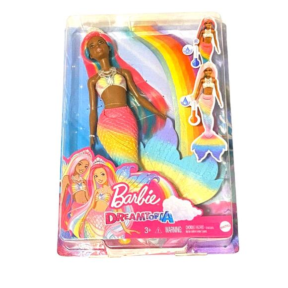 Barbie Dreamtopia Rainbow Magic Mermaid Doll with Rainbow Hair NWT* - Picture 4 of 5